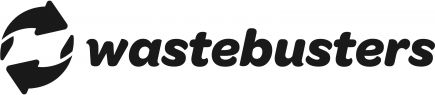 Wastebusters Logo Horizontal 90grey